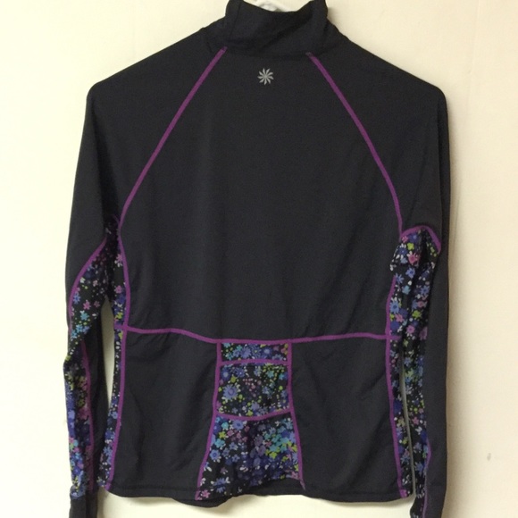 Athleta pullover with cute flower detail. - Picture 2 of 3